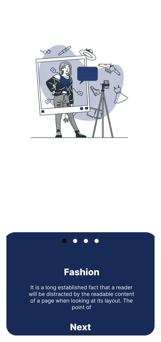 Onboarding: fashion