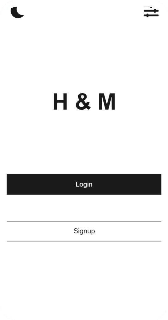 Welcome wireframe