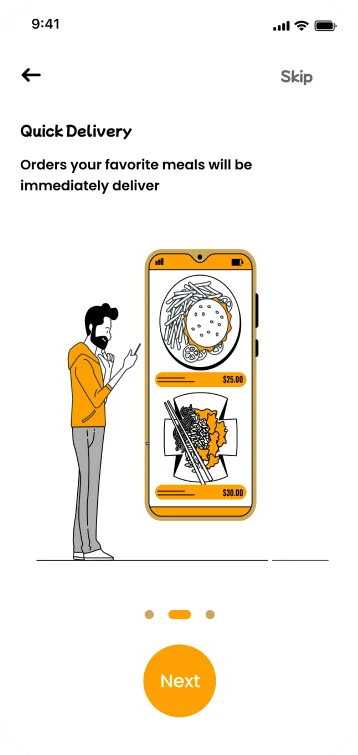 Onboarding: quick delivery